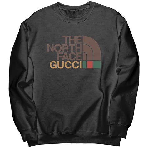 gucci north face sweatshirt black|north face Gucci collection prices.